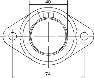 Carburetor Mounting Flange - Universal/Arctic Cat/Kawasaki/John Deere/Ski-Doo/Sno Jet/Yamaha