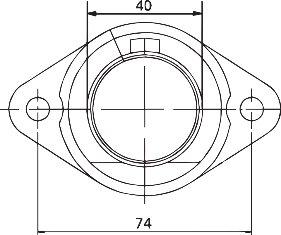 Carburetor Mounting Flange - Universal/Arctic Cat/Kawasaki/John Deere/Ski-Doo/Sno Jet/Yamaha