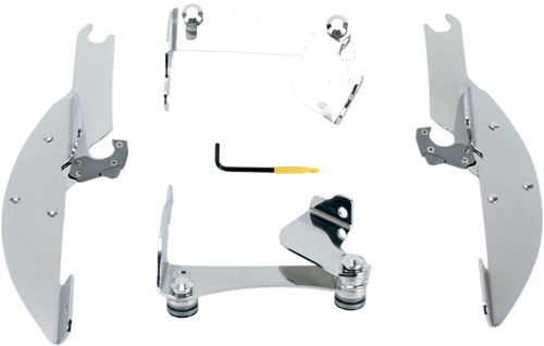 Batwing Trigger Lock Mounting Kit - VTX 1300 - Polished