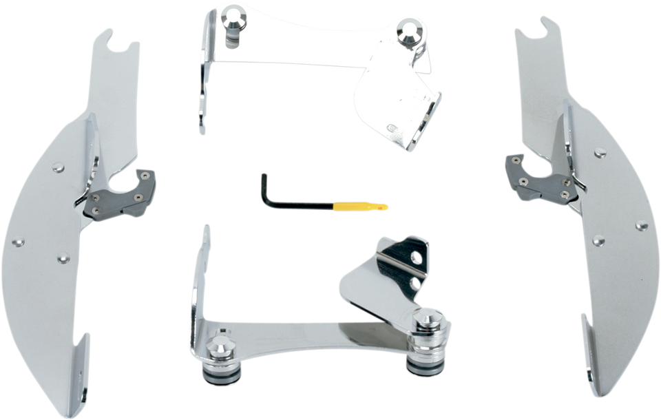 Batwing Trigger Lock Mounting Kit - VTX 1300 - Polished