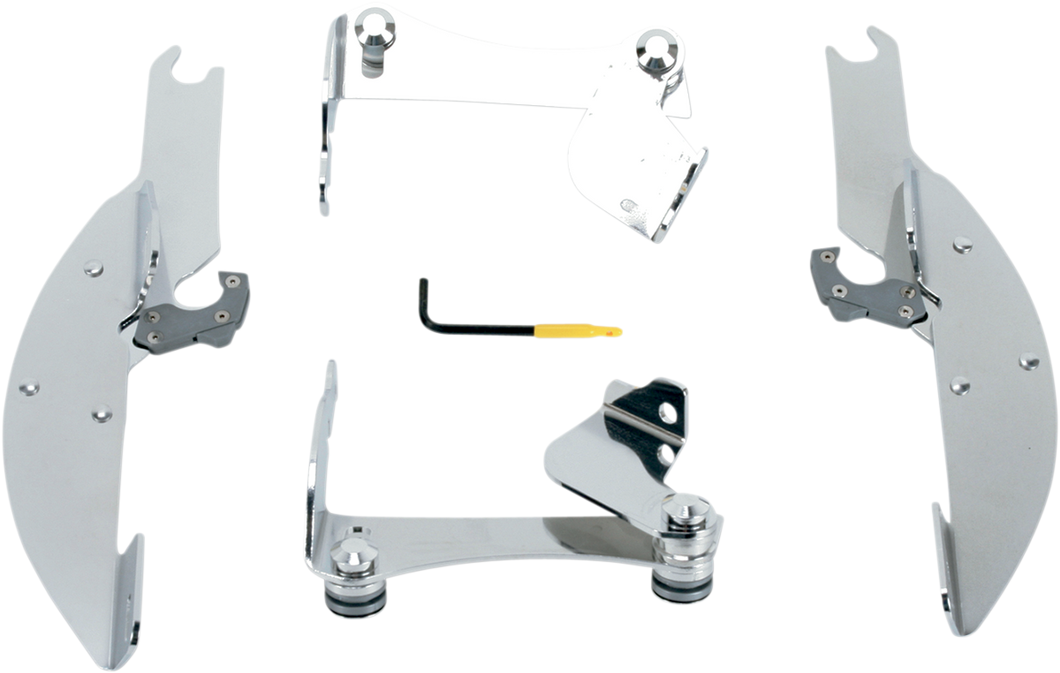 Batwing Trigger Lock Mounting Kit - VTX 1300 - Polished