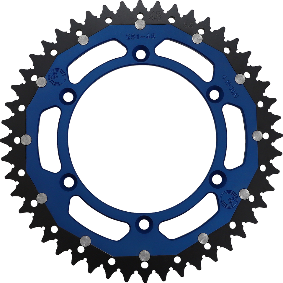 Dual Sprocket - Blue - 48 Tooth - Lutzka's Garage