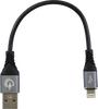 USB to Lightning Cable - Charger - Single-End - 7-1/2"