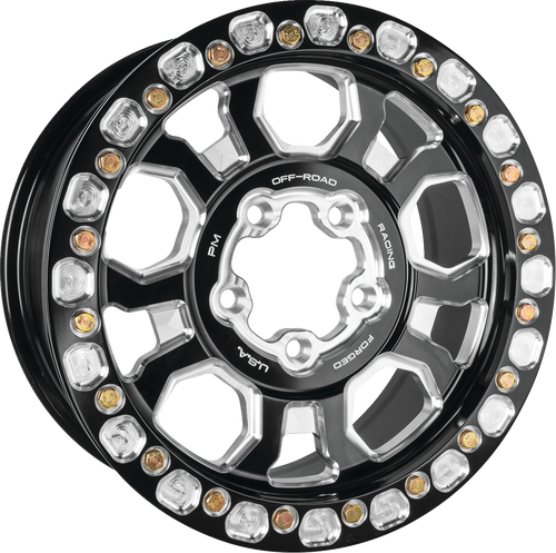 Wheel - Race Beadlock - Front/Rear - Black/Contrast Cut® - 15x7 - 5/4.5 - 5+2