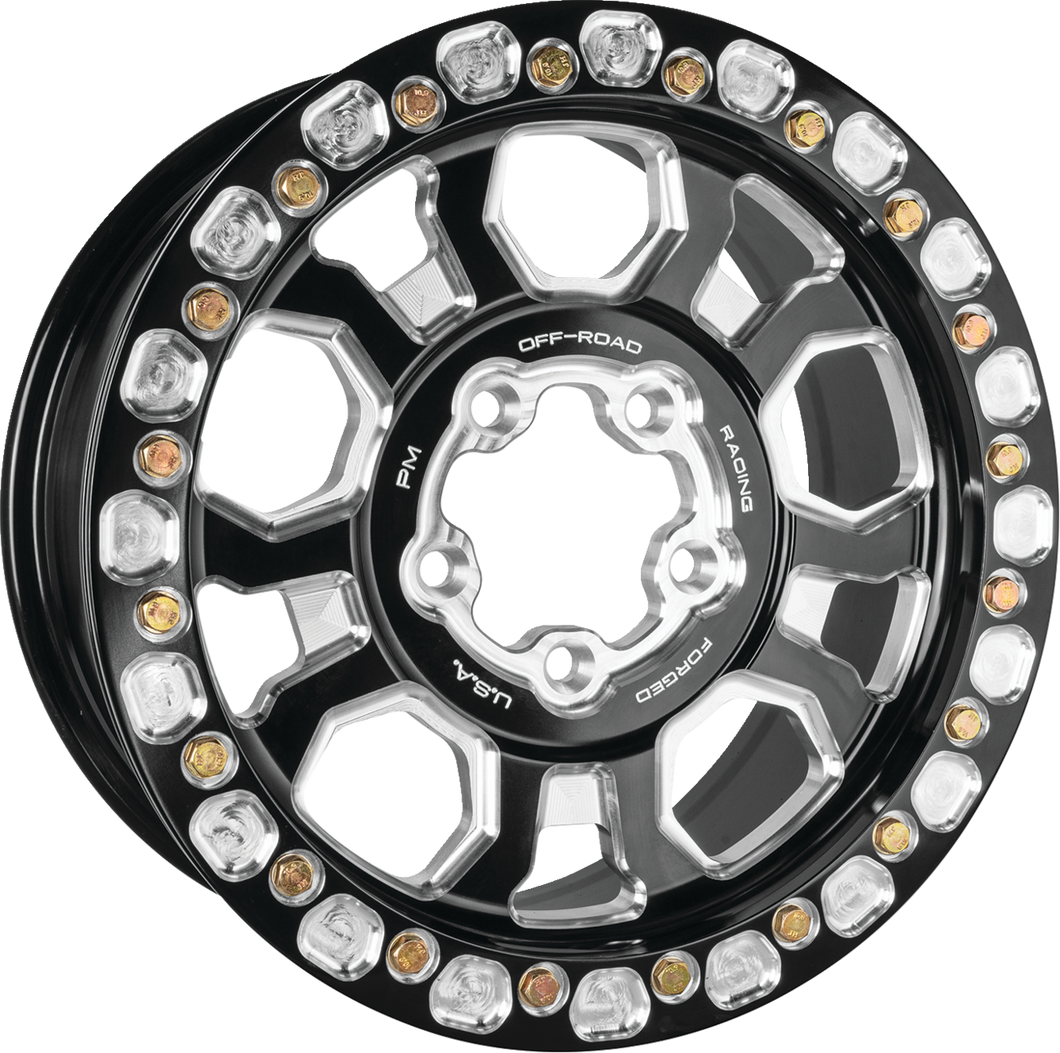 Wheel - Race Beadlock - Front/Rear - Black/Contrast Cut® - 15x7 - 5/4.5 - 5+2