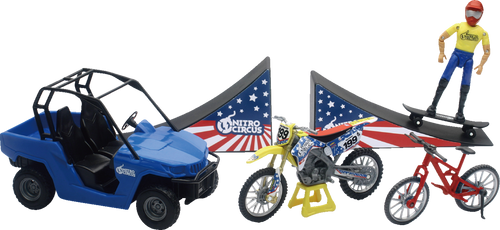 Nitro Circus Playset - 1:18 Scale - Multicolor