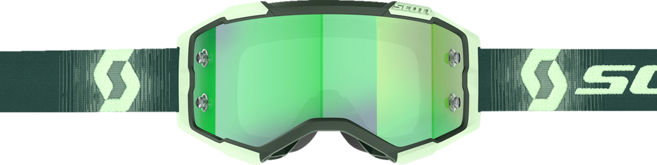 Fury Goggle - Dark Green/Mint - Green Chrome