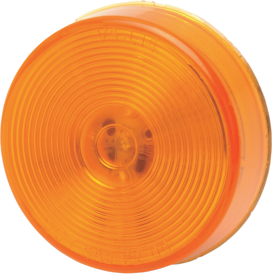 2.5" Round LED Light - Amber - Lutzka's Garage