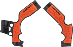 X-Grip Frame Guards - Red/Black - Gas Gas | Husqvarna | KTM - Lutzka's Garage