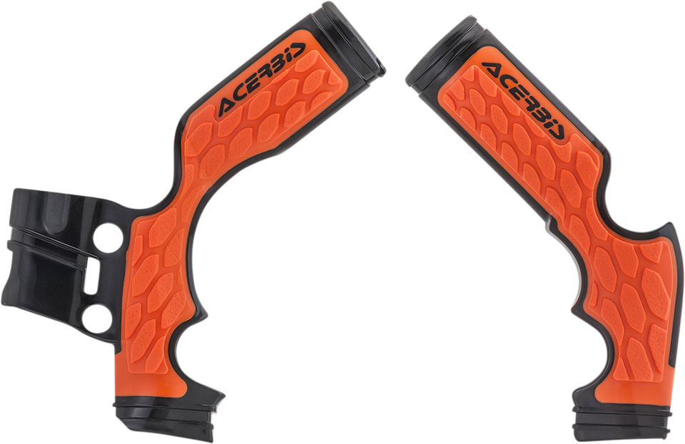 X-Grip Frame Guards - Red/Black - Gas Gas | Husqvarna | KTM - Lutzka's Garage