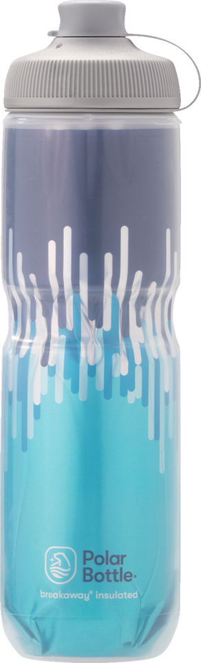 Breakaway® Muck Insulated Bottle- Zipper - Slate Blue/Turquoise - 24 oz.