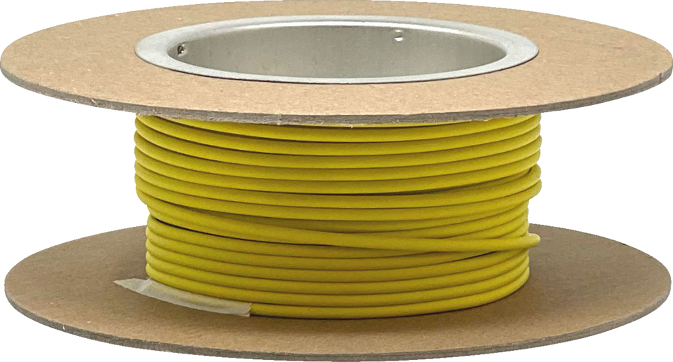 25 GXL Wire Spool - 16 Gauge - Yellow - Lutzka's Garage