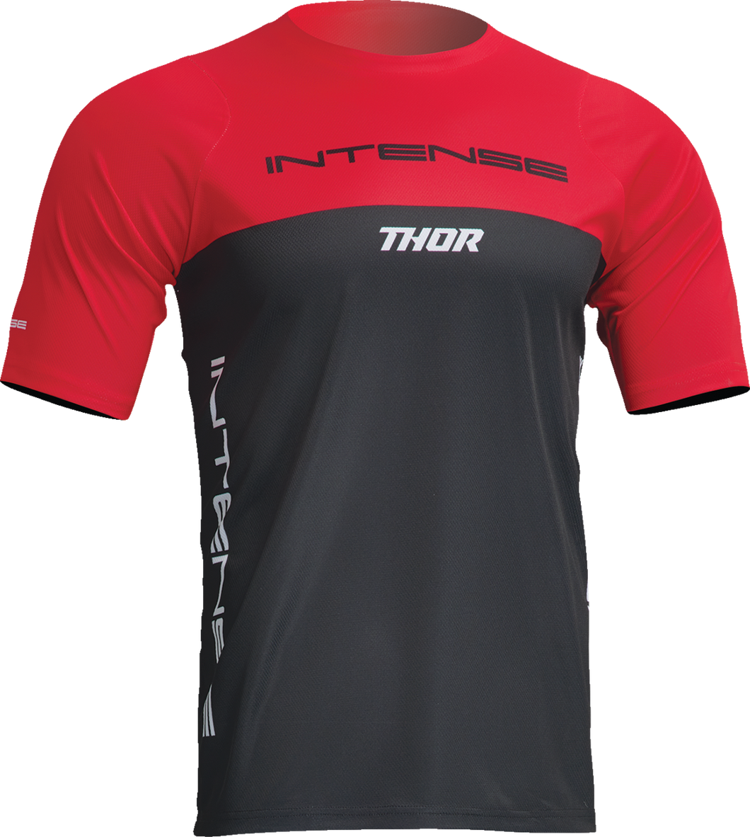 Intense Assist Censis Jersey - Short-Sleeve - Red/Black - XS - Lutzka's Garage