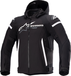 Zaca Waterproof Jacket - Black/White - Small - Lutzka's Garage