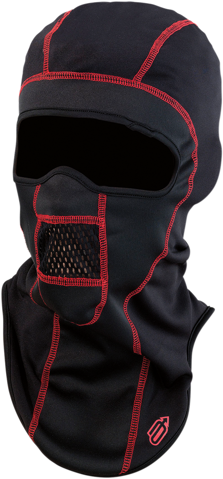 Balaclava WindShield® - Black/Red - Small/Medium - Lutzka's Garage