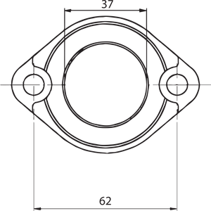 Carburetor Mounting Flange - Polaris