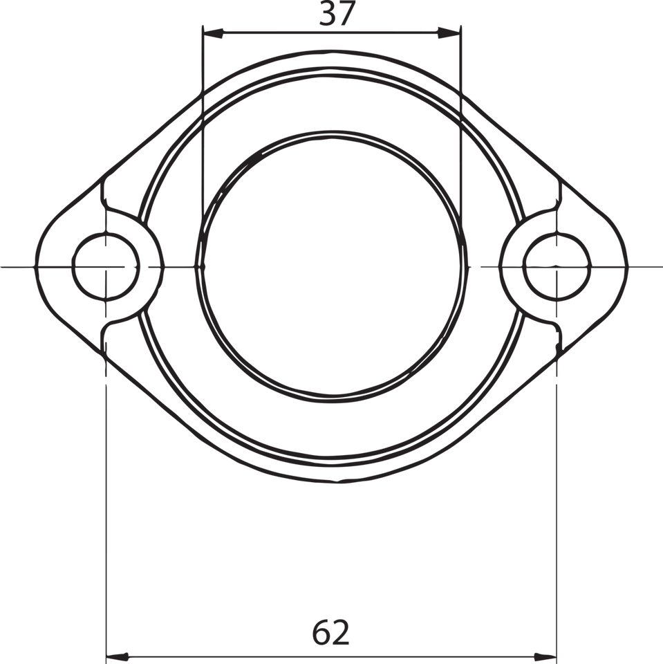 Carburetor Mounting Flange - Polaris