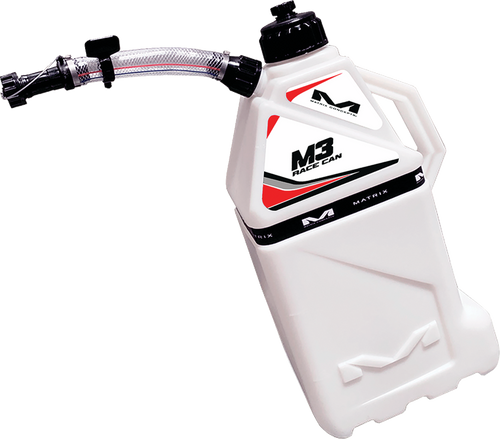 M3 Utility Can - 4 gal - White/Black - Lutzka's Garage