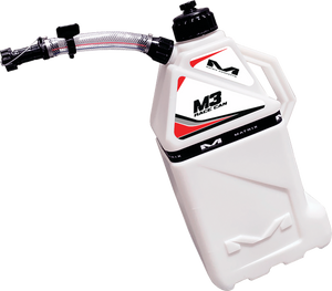 M3 Utility Can - 4 gal - White/Black - Lutzka's Garage