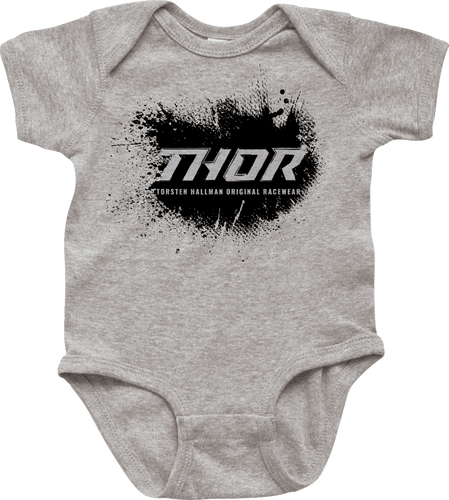 Infant Supermini Aerosol Body Suit - Graphite - 6-12 - Lutzka's Garage