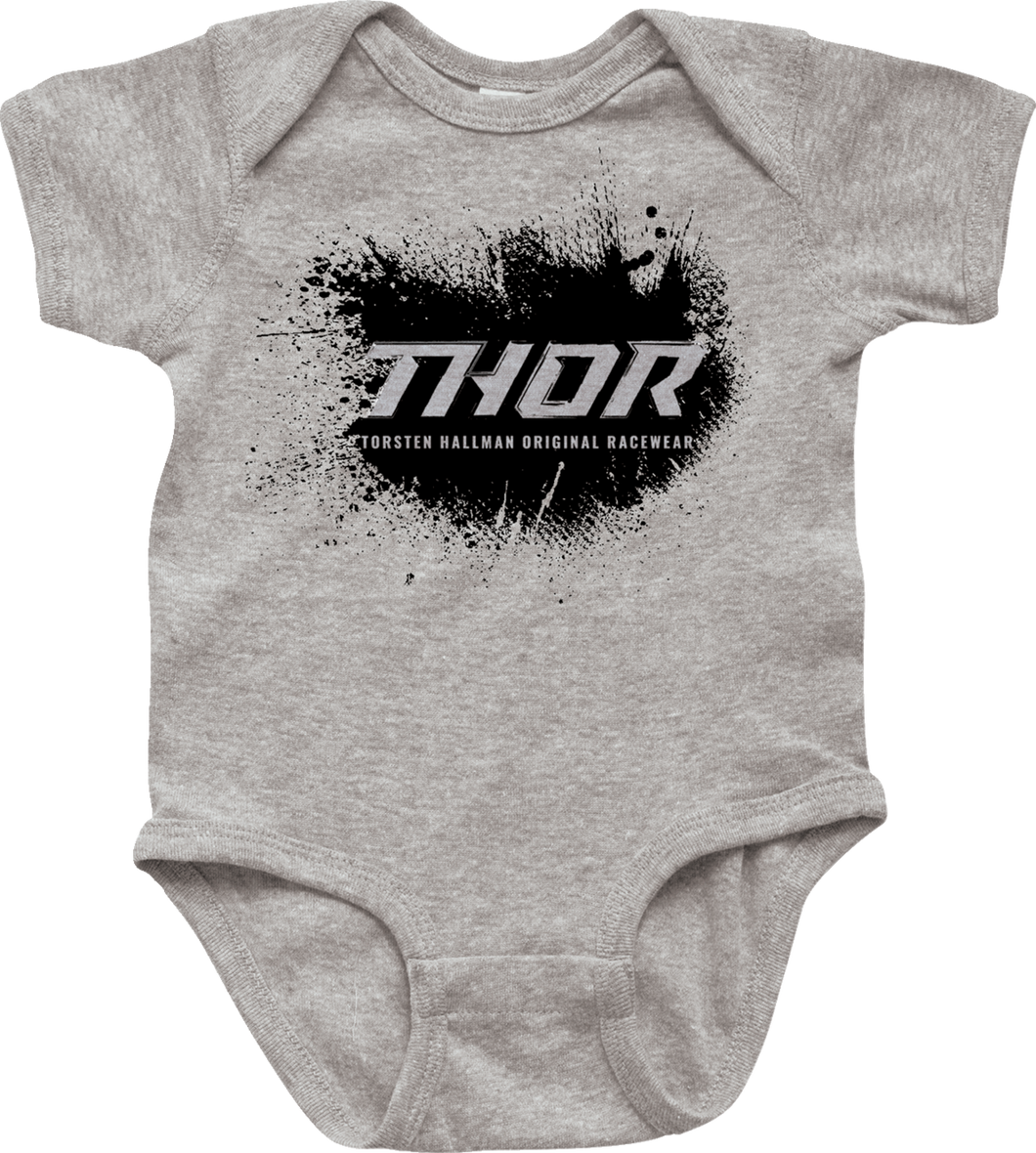 Infant Supermini Aerosol Body Suit - Graphite - 6-12 - Lutzka's Garage