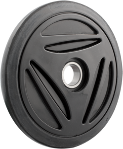 Idler Wheel with Bearing 6205-2RS - Black - Group 12 - 180 mm OD x 1" ID - Lutzka's Garage