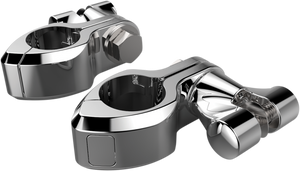 Pinless Clevis Clamp - Chrome - Lutzka's Garage