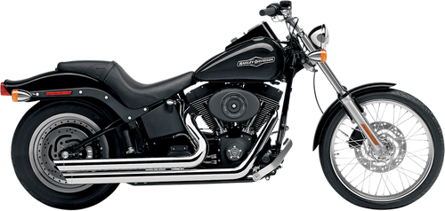 Speedster Slashdown Exhaust - Chrome - 86-06 Softail - Lutzka's Garage