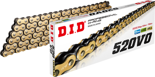 520 VO Drive Chain - Gold & Black - 100 Link - Lutzka's Garage