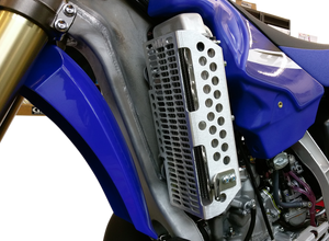 Radiator Guards - Brushed Aluminum - Yamaha