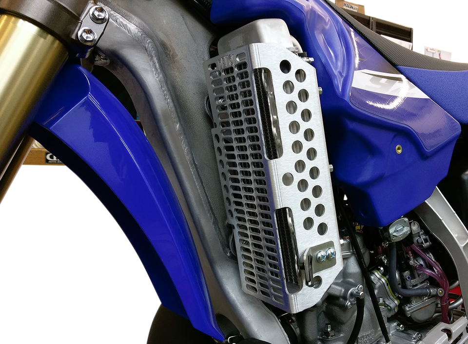 Radiator Guards - Brushed Aluminum - Yamaha