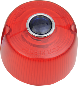 Turn Signal Lens - 73-84 FX - Red with Blue Dot