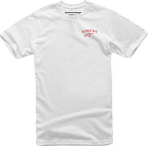 Speedway T-Shirt - White - Large - Lutzka's Garage