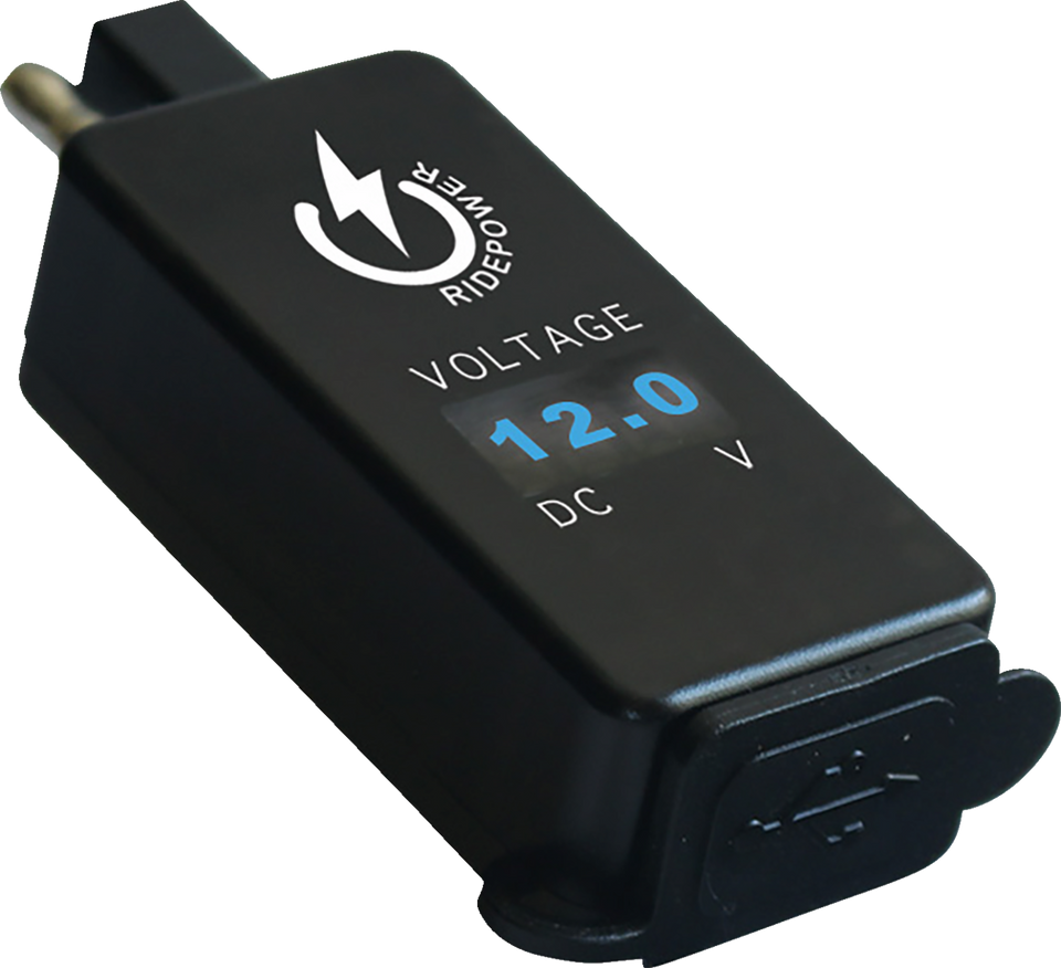 SAE to Dual USB Adapter - Dual Port Charging - Digital Voltage Indicator