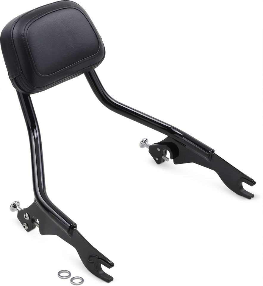 Detachable Backrest - Black - Short - FLH/FLT - Lutzka's Garage