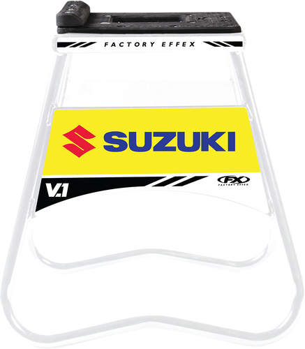 Bike Stand - V.1 - Suzuki - White/Yellow