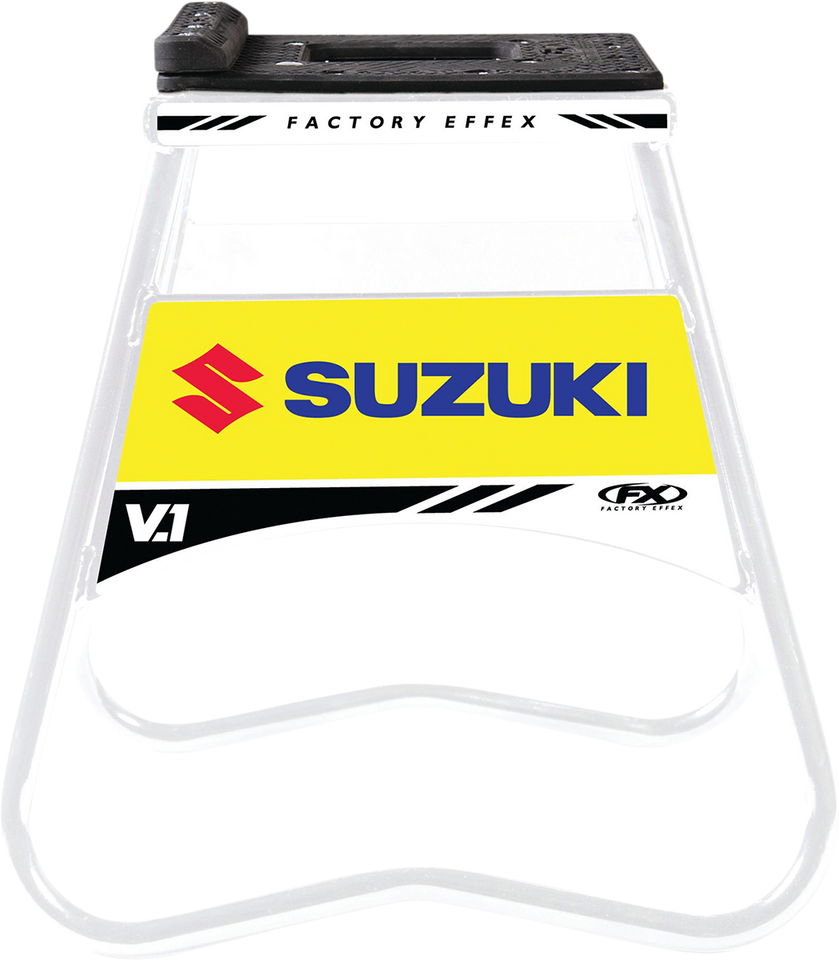 Bike Stand - V.1 - Suzuki - White/Yellow