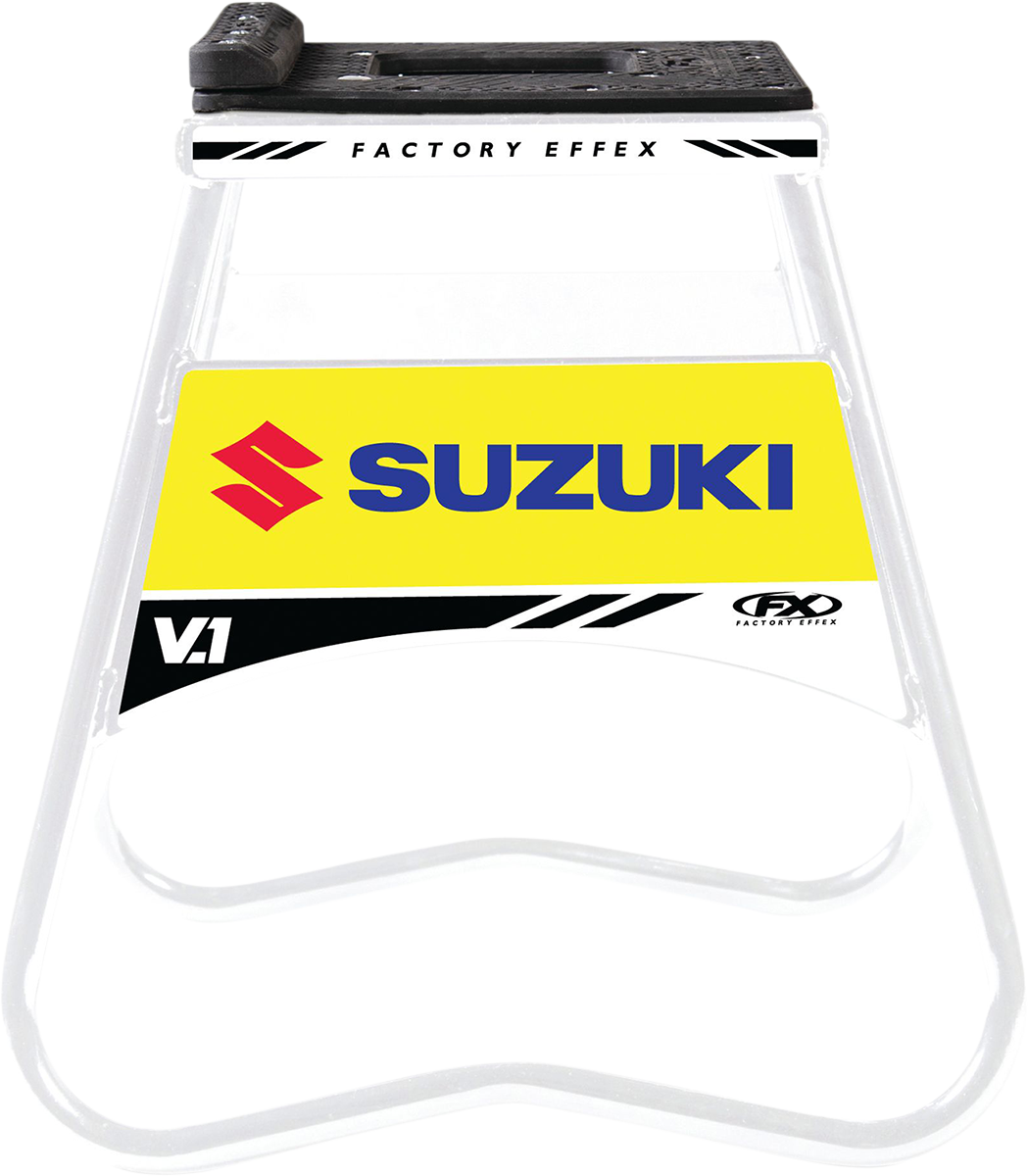 Bike Stand - V.1 - Suzuki - White/Yellow