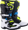 Youth Tech 7S Boots - Black/Blue/Yellow - US 2 - Lutzka's Garage