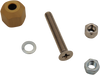 Hex Cap w/ Adjuster Screw - Slave Cylinder - Gold - Lutzka's Garage