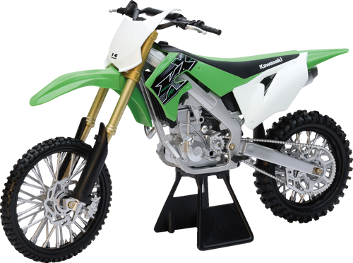 Kawasaki KX 450F 2019 Dirt Bike - 1:6 Scale - Green/White/Black