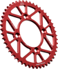 Rear Aluminum Sprocket - 49 Tooth - Red - CRF 125FB - Lutzka's Garage