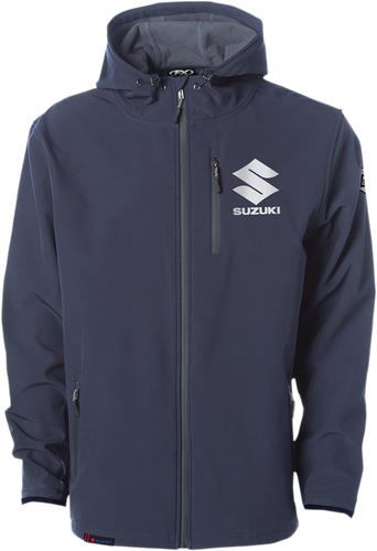 Suzuki Track Jacket - Navy - Medium - Lutzka's Garage