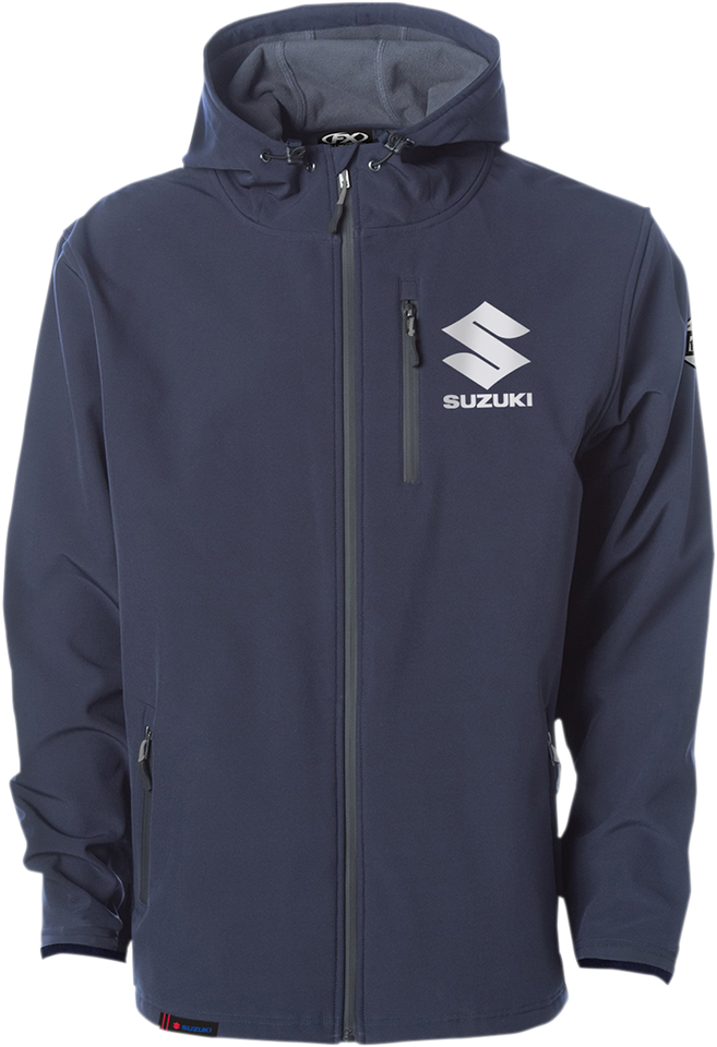 Suzuki Track Jacket - Navy - Medium - Lutzka's Garage