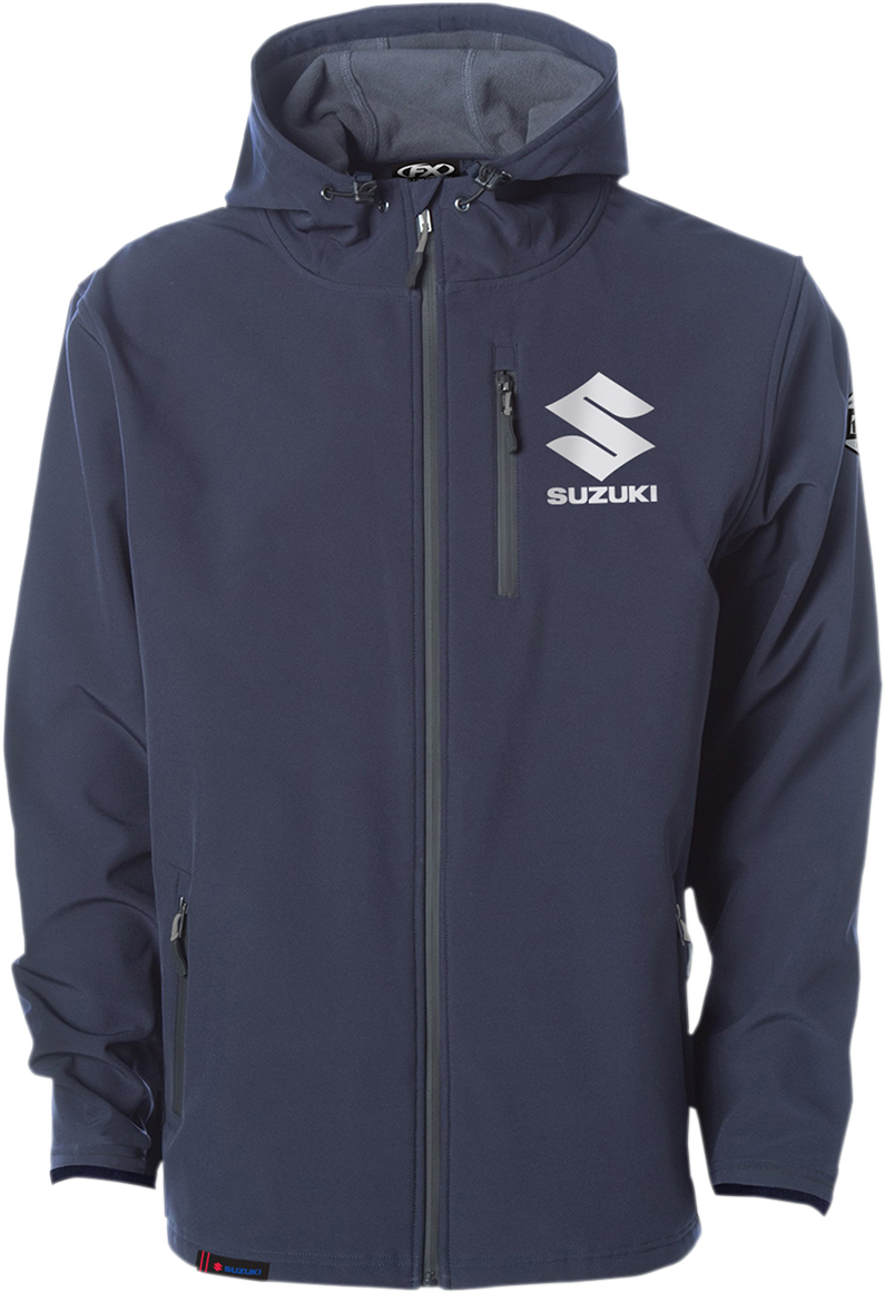 Suzuki Track Jacket - Navy - Medium - Lutzka's Garage