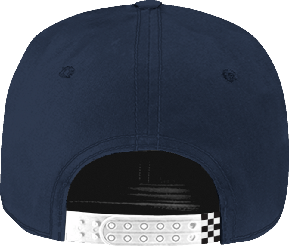 Yamaha Racing Hat - Flat Bill - Camo Blue