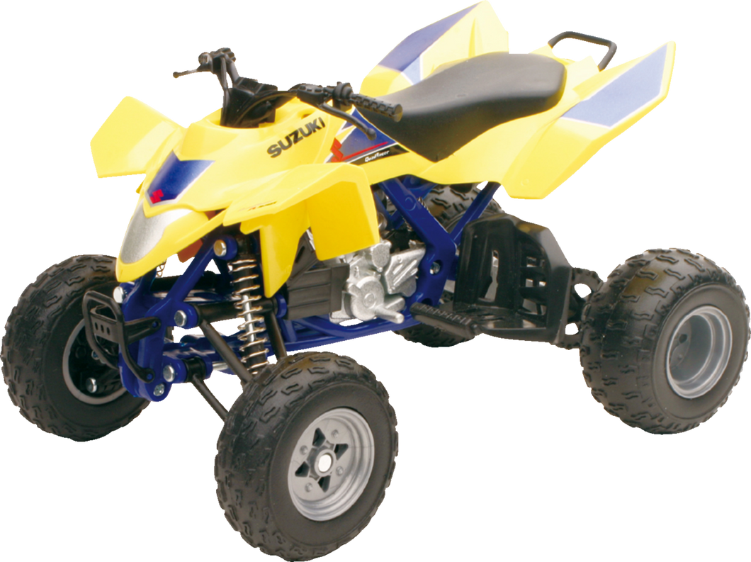 Suzuki Quadracer R450 ATV - 1:12 Scale - Black/Yellow - Lutzka's Garage