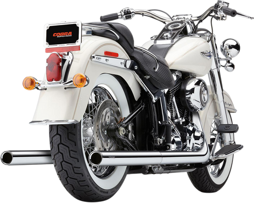 True Dual Exhaust - Billet Tip - 07-11 Softail