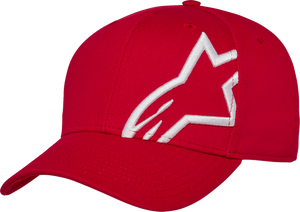 Corp Snap 2 Hat - Red/White - One Size - Lutzka's Garage