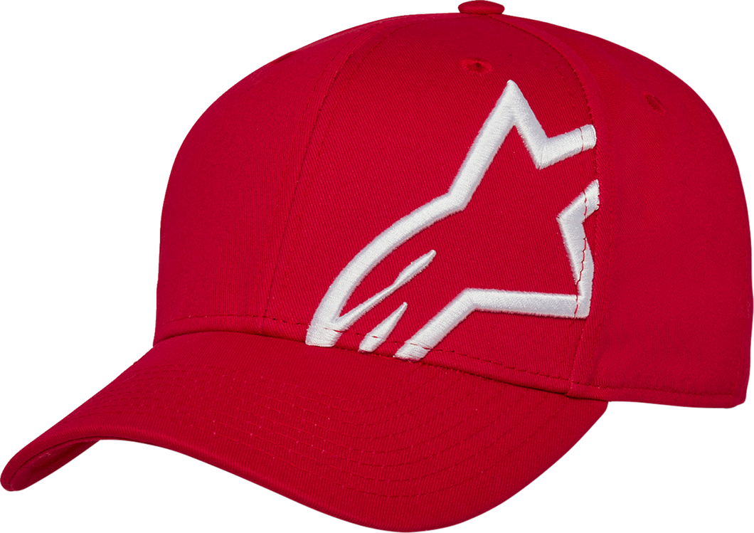 Corp Snap 2 Hat - Red/White - One Size - Lutzka's Garage